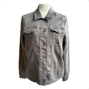 Focus 2000 Gray Denim Trucker Jacket - Size 12 - Classic Fit (706-4)